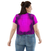 Cosmic Chaos All-Over Print Crop Tee - Beyond T-shirts